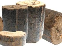 Cylindrical bio coke biomass fuel briquettes